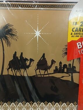 NEW American Greetings Three Wise Men Christmas Cards 28 Cards+ Envelopes Sealed